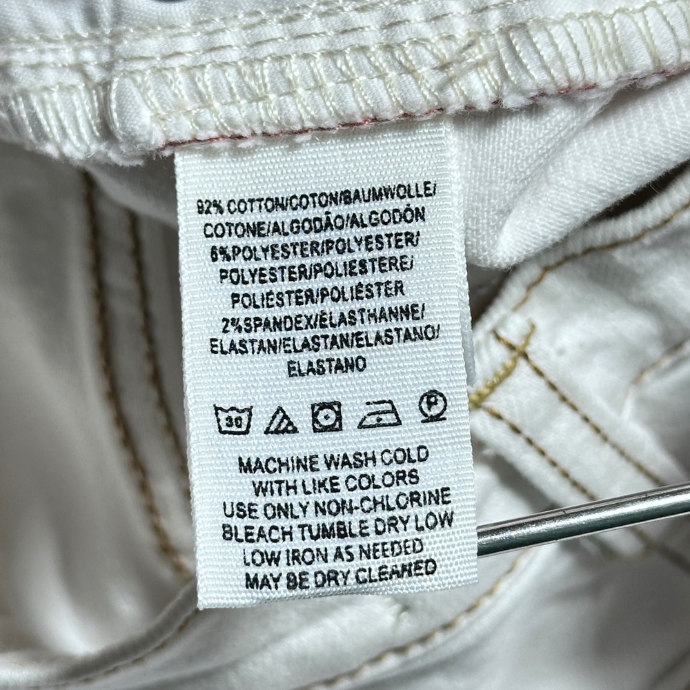 We The Free CRVY Flare Jeans Women 26 High Rise‎ Bell Bottom White Free People - Picture 4 of 13
